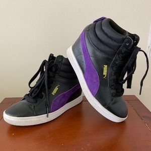 Puma Heel Sneakers - Purple